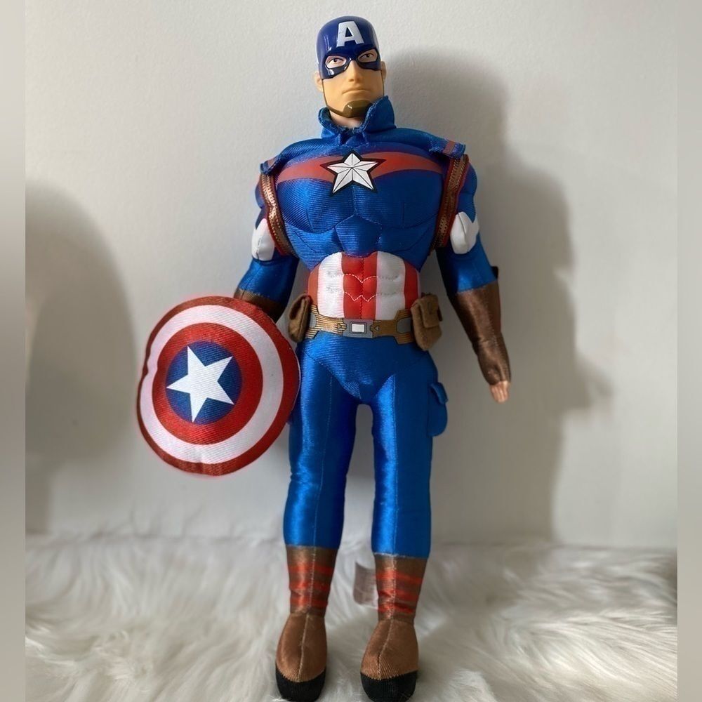 Marvel Universe Live Captain America Plush with Shield